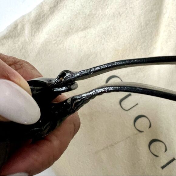 Gucci Brown and Black GG Monogram Shoulder Bag - Picture 12 of 17